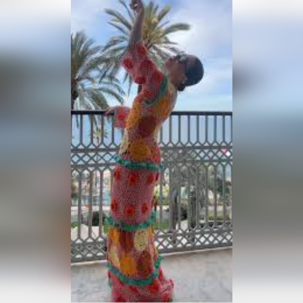 CeliaB Crochet Maxi Dress - Picture 2 of 16
